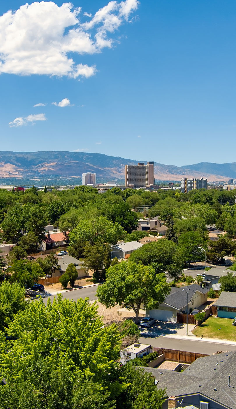 The image shows a modern dental or medical office interior with a dental chair, equipment, and a clean, professional environment.